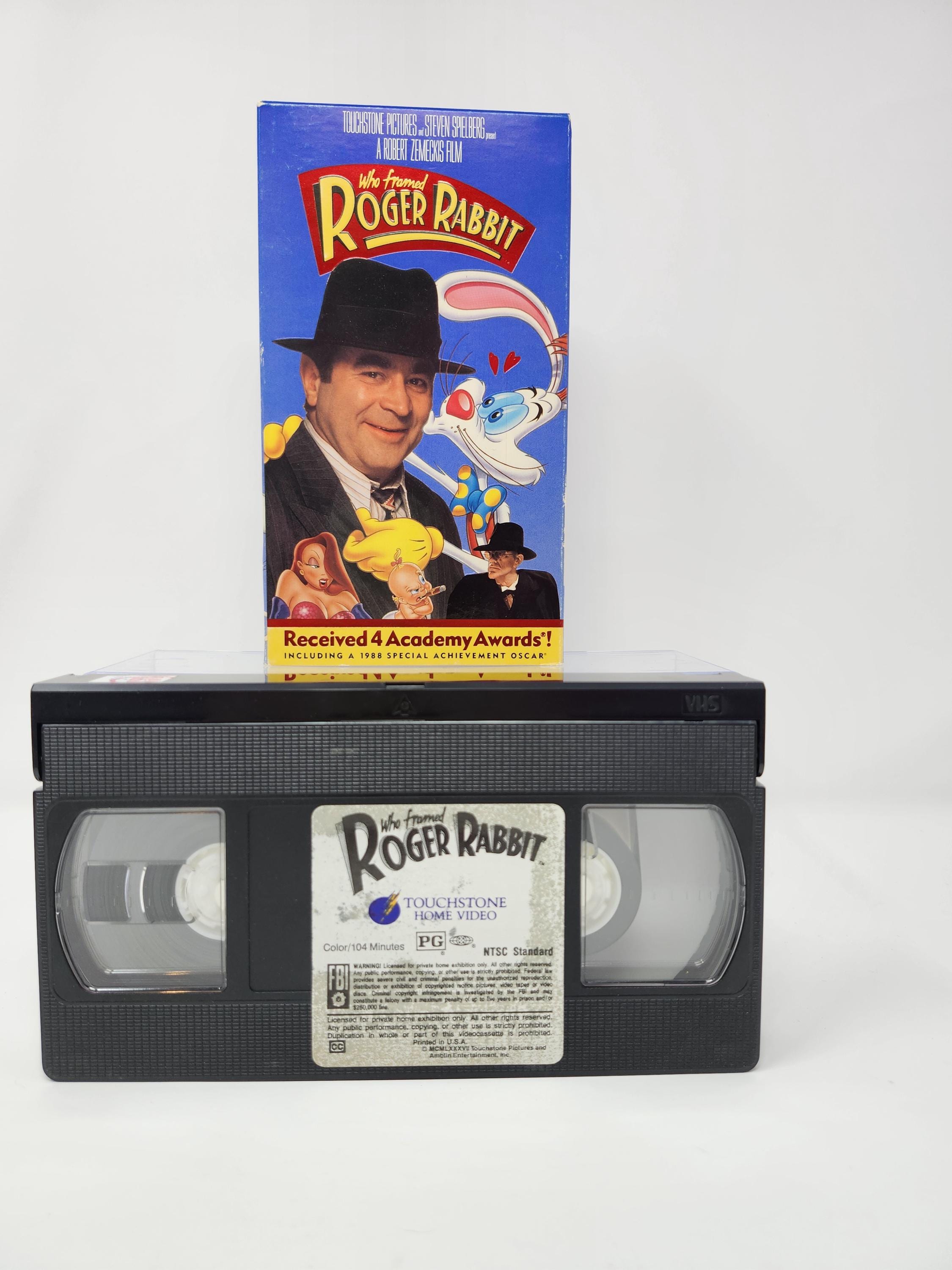 VHS Who Framed Roger Rabbit Vintage | Touchstone 1988 | Spielberg