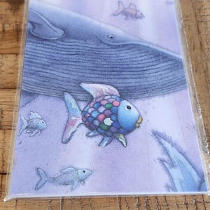 Lot de 10 cartes postale illustré d'arc-en-ciel le plus beau poisson de l'océan!