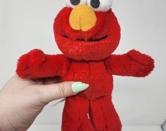 平成レトロ　おしゃべり　エルモ ぬいぐるみ ヴィンテージ　セサミストリート おしゃべりエルモぬいぐるみ - Etsy 日本