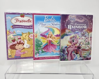 Choose your Y2K DVD: Strawberry Shortcake, Barbie, My Little Pony...