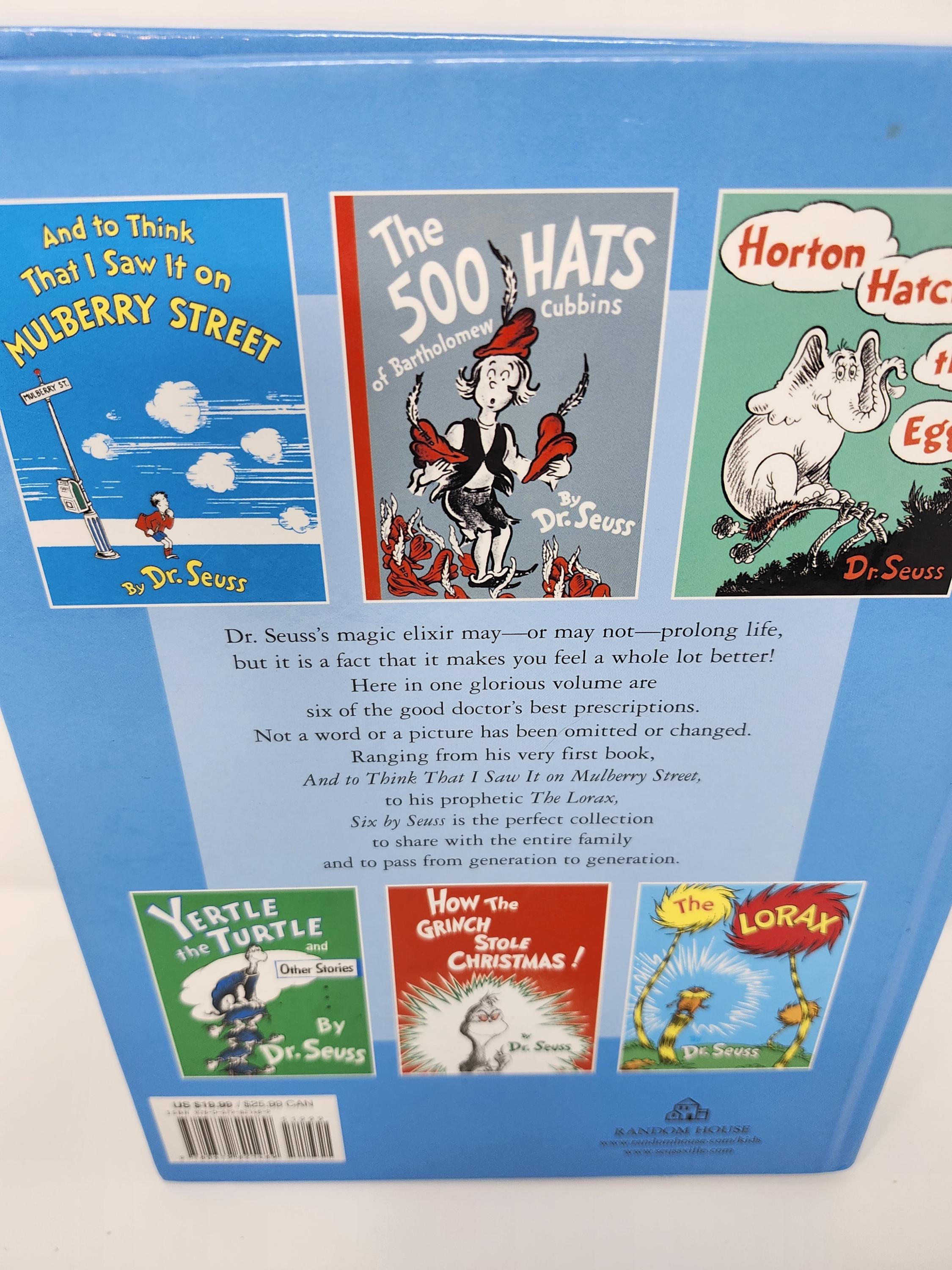 Six by Seuss Hardcover Dr Seuss Classics Book - Etsy