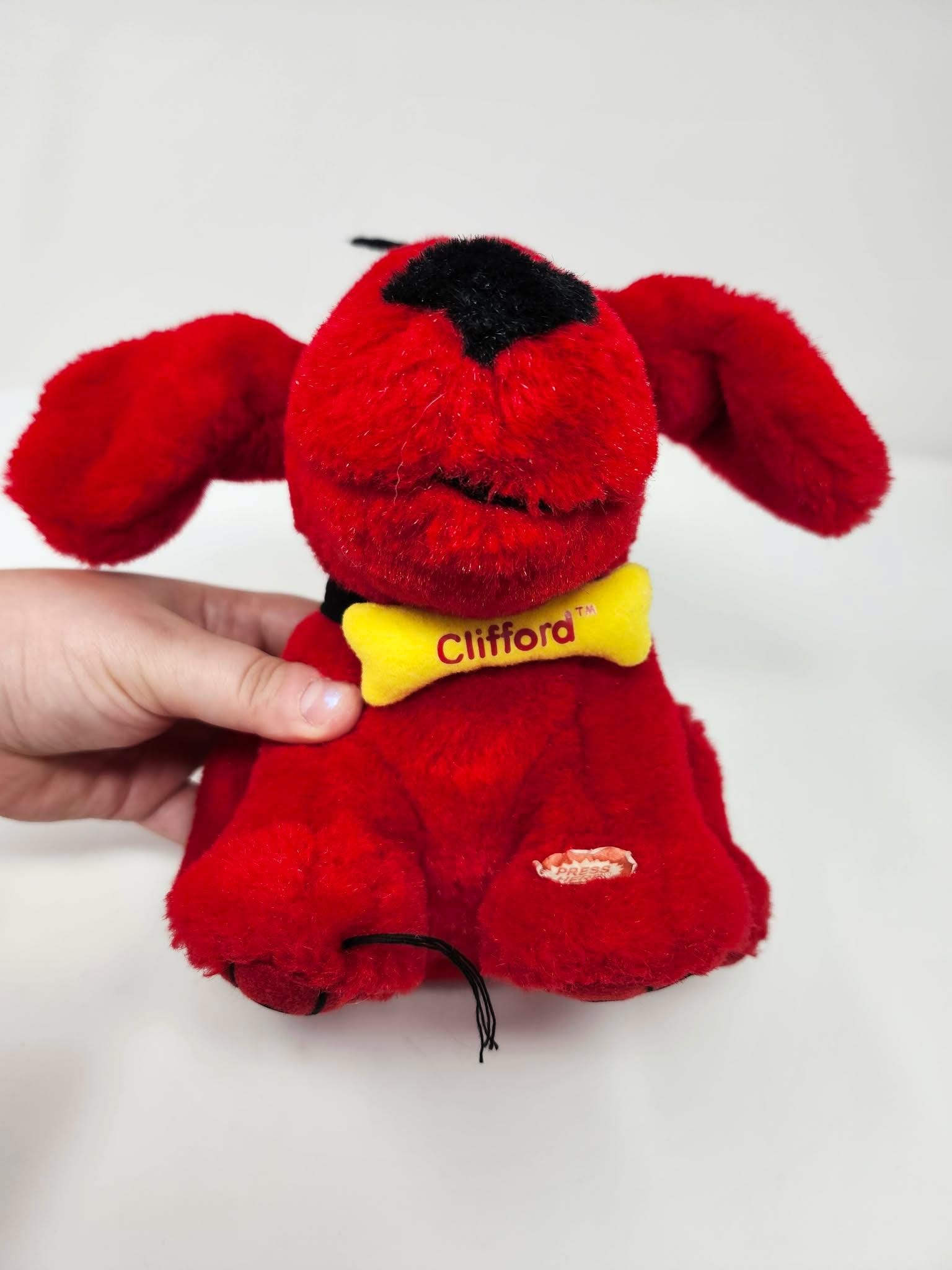 Vintage Clifford the Big Red Dog Interactive Plush 2002 Scholastic