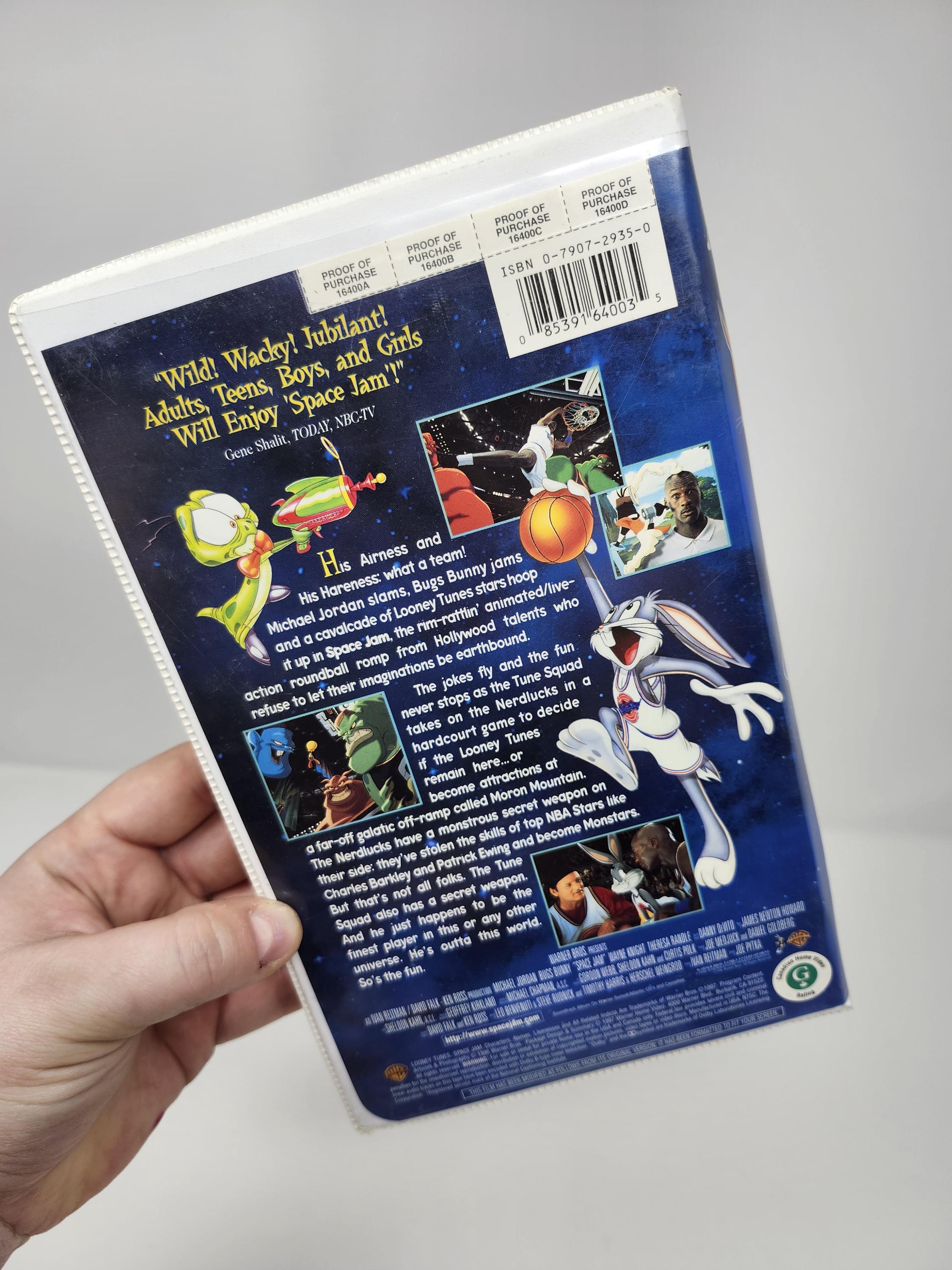 Space Jam VHS 1996 Original Michael Jordan Bugs Bunny Looney Tunes