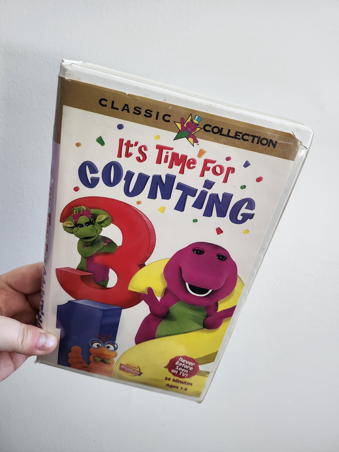 Vintage Barney VHS –it’s Time for Counting–1990s Barney & Friends Tape ...