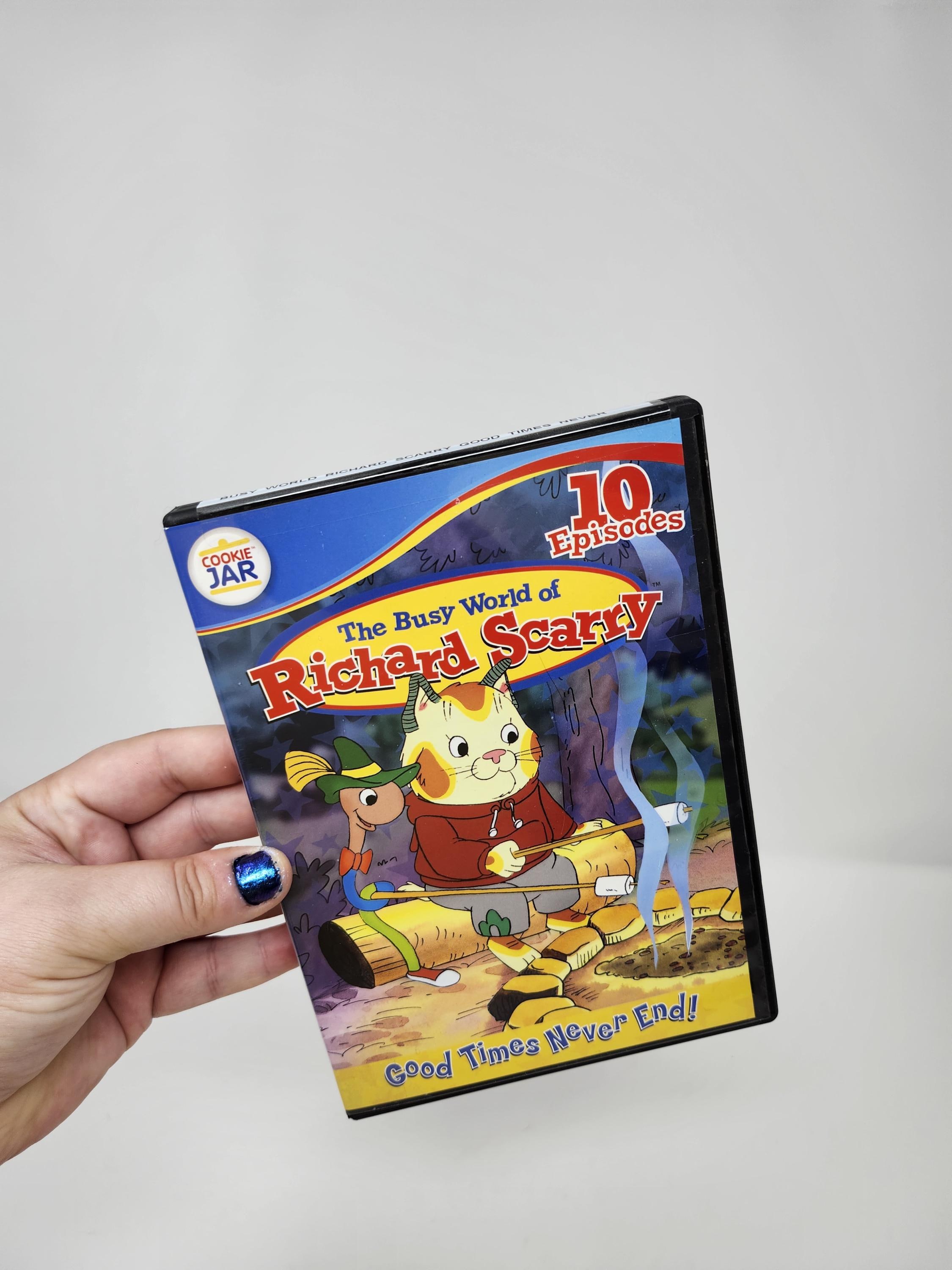 The Busy World of Richard Scarry DVD Sealed New 10 Episodes Good