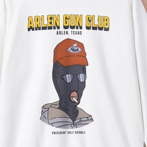 Sudadera vintage de Arlen Gun Club, King Of the Hill, Dale Gribble, camiseta de los 90, regalo de dibujos animados, regalo de anime