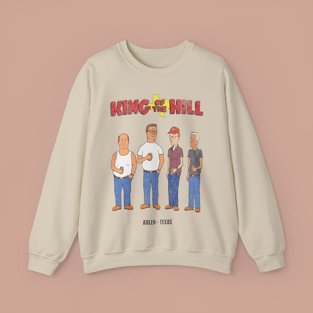 King of the Hill Vintage Sweatshirt - Unisex Retro Shirt. Hank Hill ...