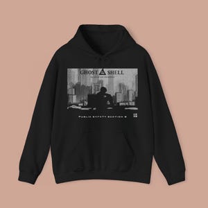 Ghost In The Shell Graphic Hoodie. Retro Anime Sweatshirt. Cyberpunk Apparel. Vintage Anime Manga Hoodie. Anime Gift. Japanese Anime.