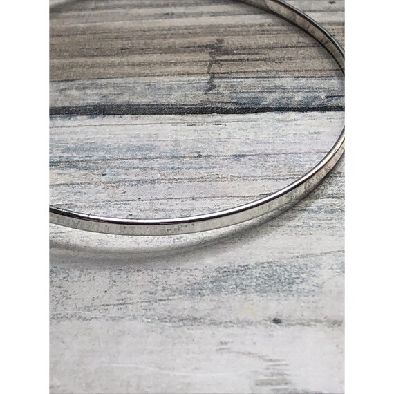 Letter M initial Bangle Bracelet Silver Tone NWOT… - image 6