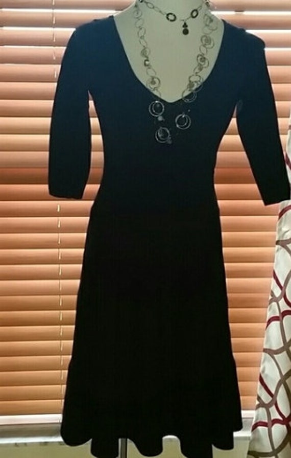 Milly luxurious black dress. Heavy weight. Size:Small