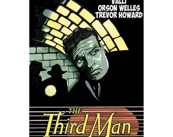 第三の男』のポスター、第三の男のプリント、フィルム・ノワール映画