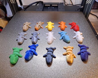 Flexi Capybara Fidget: 3D Printed PLA Collectible Figurine