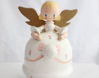 Vintage Irmi Angel Music Box * Rare * Vintage Nursery * Nursery Plastics * Mid Century