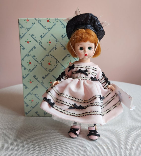open lace back dress Madame Alexander 8"Doll Party Dress Wendy Doll 2004 35595 In Box With   Unique Antiques of Connecticut