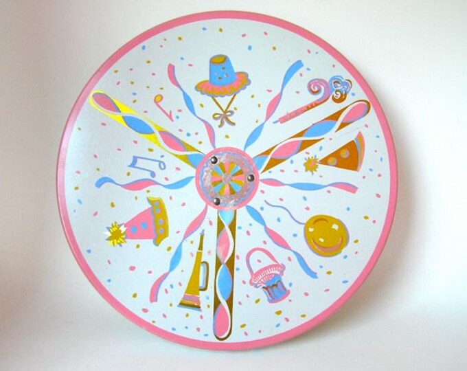 Vintage Rotating Musical Birthday Cake Plate so Fun Etsy