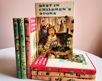 Best in Children's Books * Vintage Hardcover * 1958 * 1959 * 1960 * Dust cover