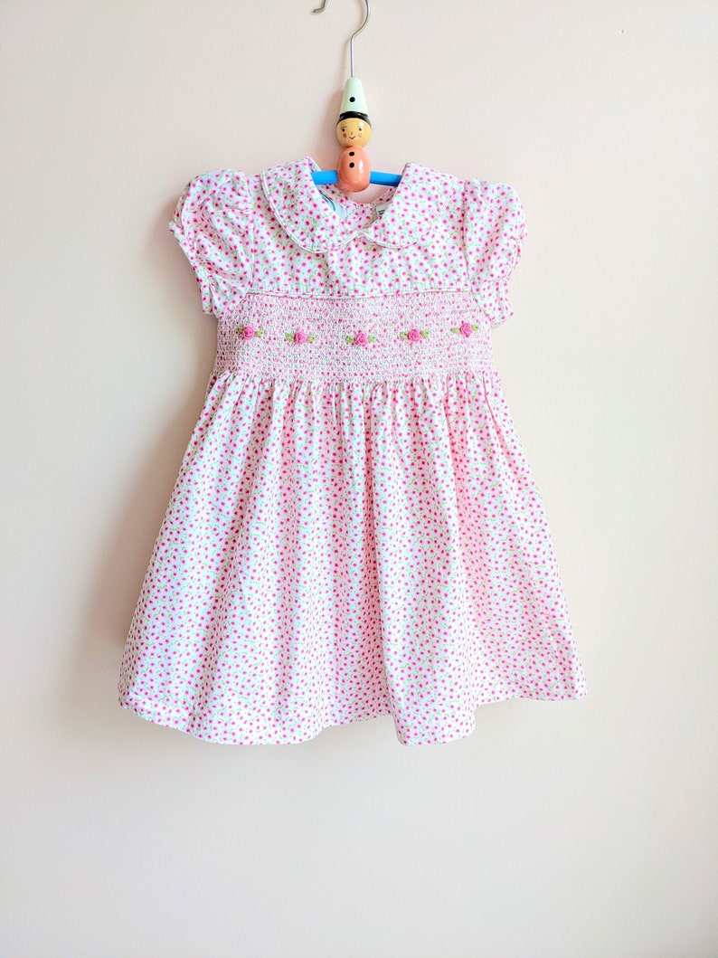 Vintage Laura Ashley Toddler Girls Dress Smocked Cotton | Etsy