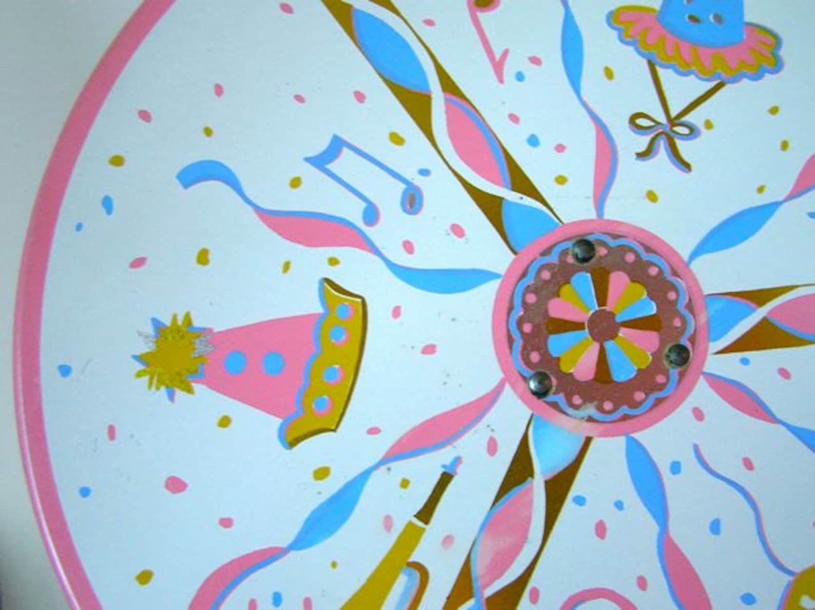 Vintage Rotating Musical Birthday Cake Plate So Fun Etsy