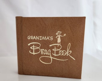 Vintage Unused Grandma's Brag Book * Mint * Baby Book * CR Gibson * Photo Album * 50s