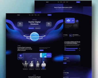 Digital Marketing Agency Elementor Template Kit: Responsive Web Studio WordPress Theme, SEO Friendly