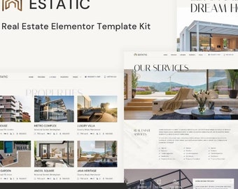 Real Estate Elementor Website Template Kit