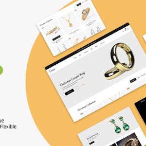 Pode incluir: Um site para uma joalheria chamada Emax. O site apresenta uma variedade de joias, incluindo anéis, brincos, colares e pulseiras. O site também tem uma coleção de Natal.