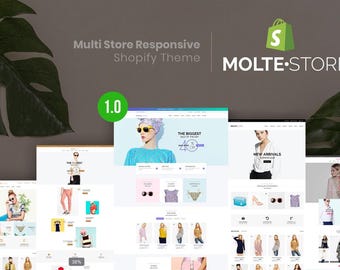 MolteStore Shopify Theme: Feminine, Minimal Design