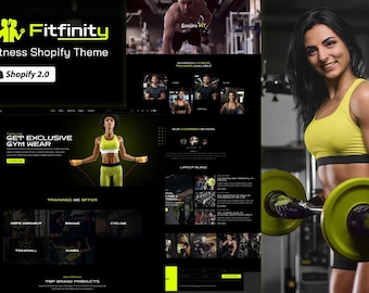 Fitness Shopify Theme: Feminine Gym & Equipment Template OS 2.0