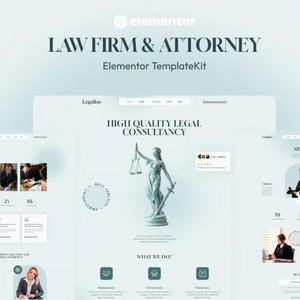 Może przedstawiać: Projekt strony internetowej dla kancelarii prawnej i usług prawnych. Strona internetowa ma niebiesko-białą kolorystykę i nowoczesny design. Strona internetowa zawiera sekcje poświęcone usługom, informacji o firmie i temu, co robimy. Strona internetowa zawiera również sekcję z opiniami klientów z pięciogwiazdkową oceną.