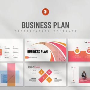 Startup Business Plan PowerPoint Template: Modern PPT Theme