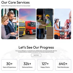 Logistics & Transportation Elementor Template Kit, Wordpress Theme, wordpress template, responsive website, Wordpress Blog , SEO friendly