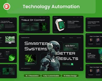 AI Technology PowerPoint Template: Modern Business Presentation