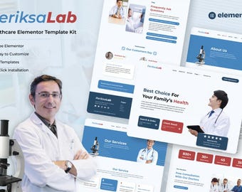 Elementor Template Kit für: Moderne Responsive Website