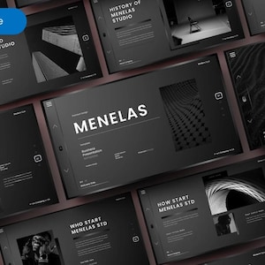 Mall för affärspresentation: Bildsamling för marknadsföring (39 bilder)