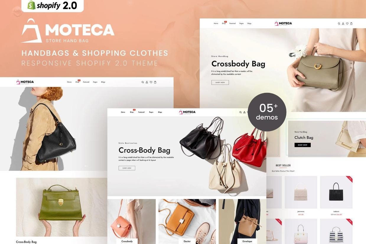 Handbag Website Template