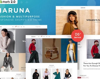 Haruna Multipurpose Shopify 2.0 Theme: eCommerce Template