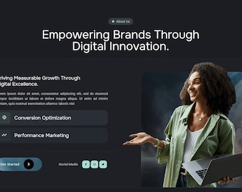 Kit de plantillas Elementor para agencias de marketing digital: Diseño web adaptable y optimizado para SEO