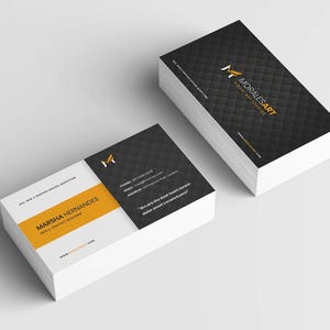 Business Card Template, Minimalist Business Cards, Chic Business Card, Elegant Business, Editable Business Card, Adobe Illustrator