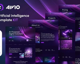 Kit de plantillas AI Elementor: Diseño web adaptable para startups tecnológicas