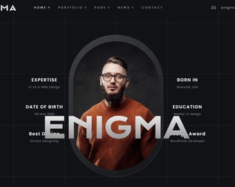 Personal Portfolio Elementor Template Kit: Modern Resume Wordpress Template