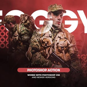 Foggy Photoshop Action: Smoke & Mystical Effects (Digital)