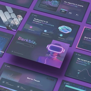 AI & Web3 PowerPoint Template: Modern Presentation Design (PPTX)