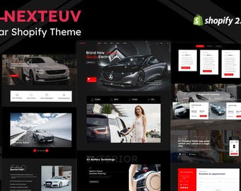 EV Shop Shopify 2.0 Theme: Single Product Ecommerce Design