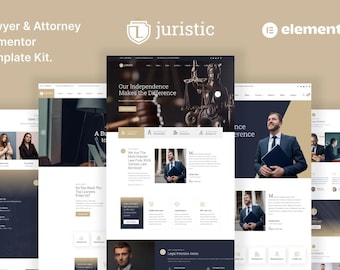 Law Firm Website Elementor Template Kit