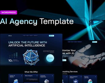 AI Agency Elementor Pro Template Kit: Responsive Web Design