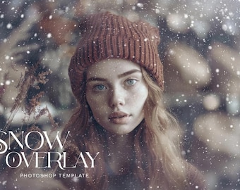 Snow Photo Effect: Photoshop Actions (Digital)