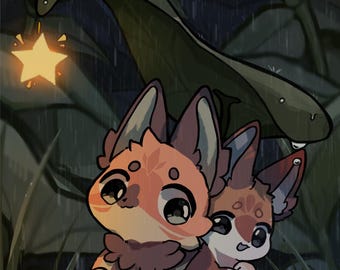 Base furry para parejas P2U - Día lluvioso