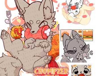 Base peluda Chibi Feral - Paquete Chompzer (archivo PSD)