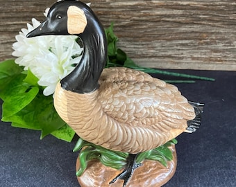 Vintage Zavori Mold Ceramic Goose. Canadian Goose.  Home Decor 1970&#39;s
