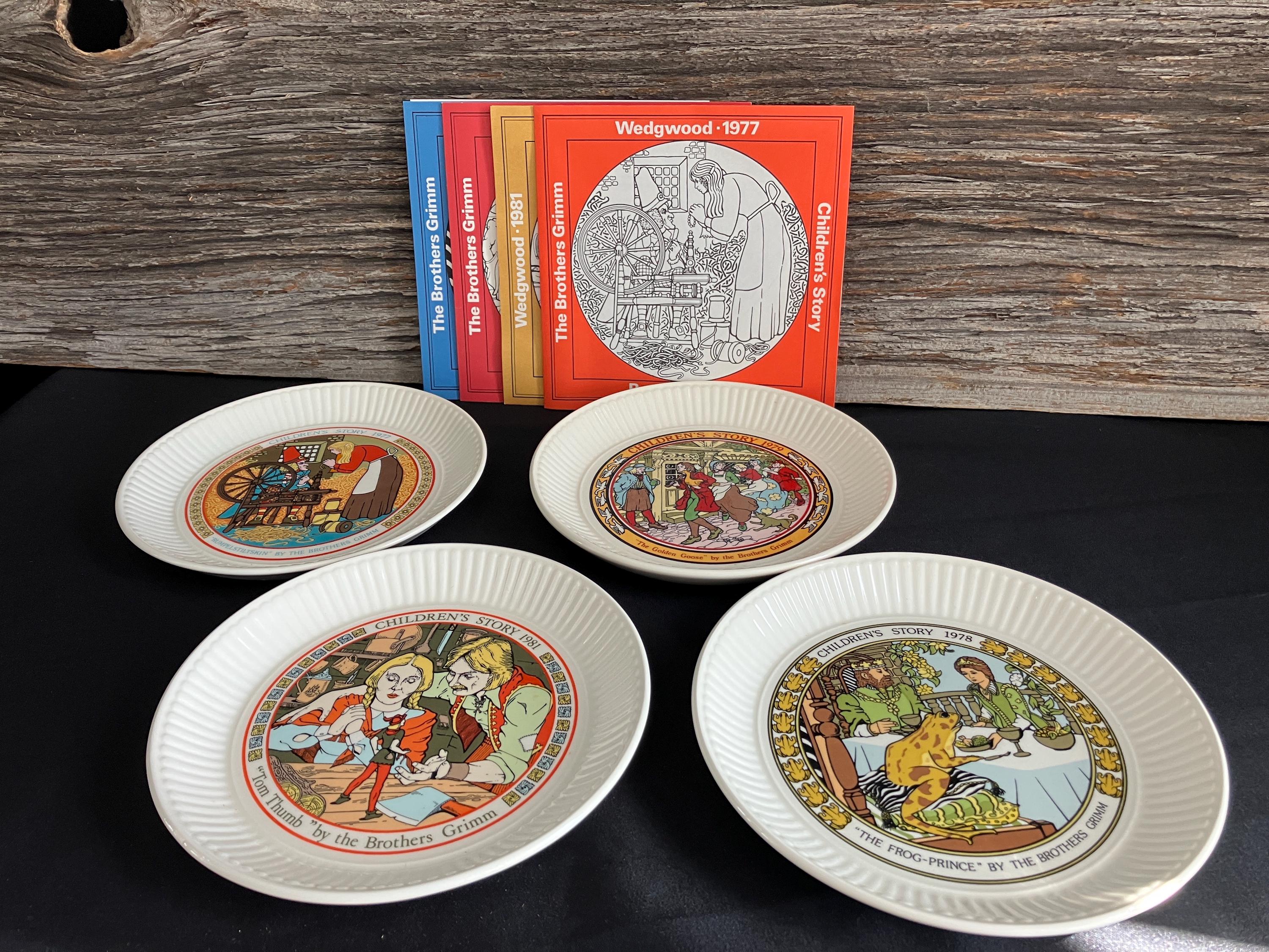 Wedgwood Children's Story Plates: Grimm's Fairy Tales, Set of 4 - Etsy
